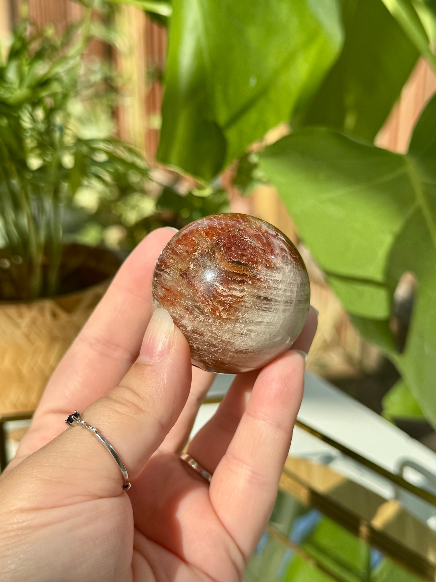Thousand Layer Garden Quartz Spheres