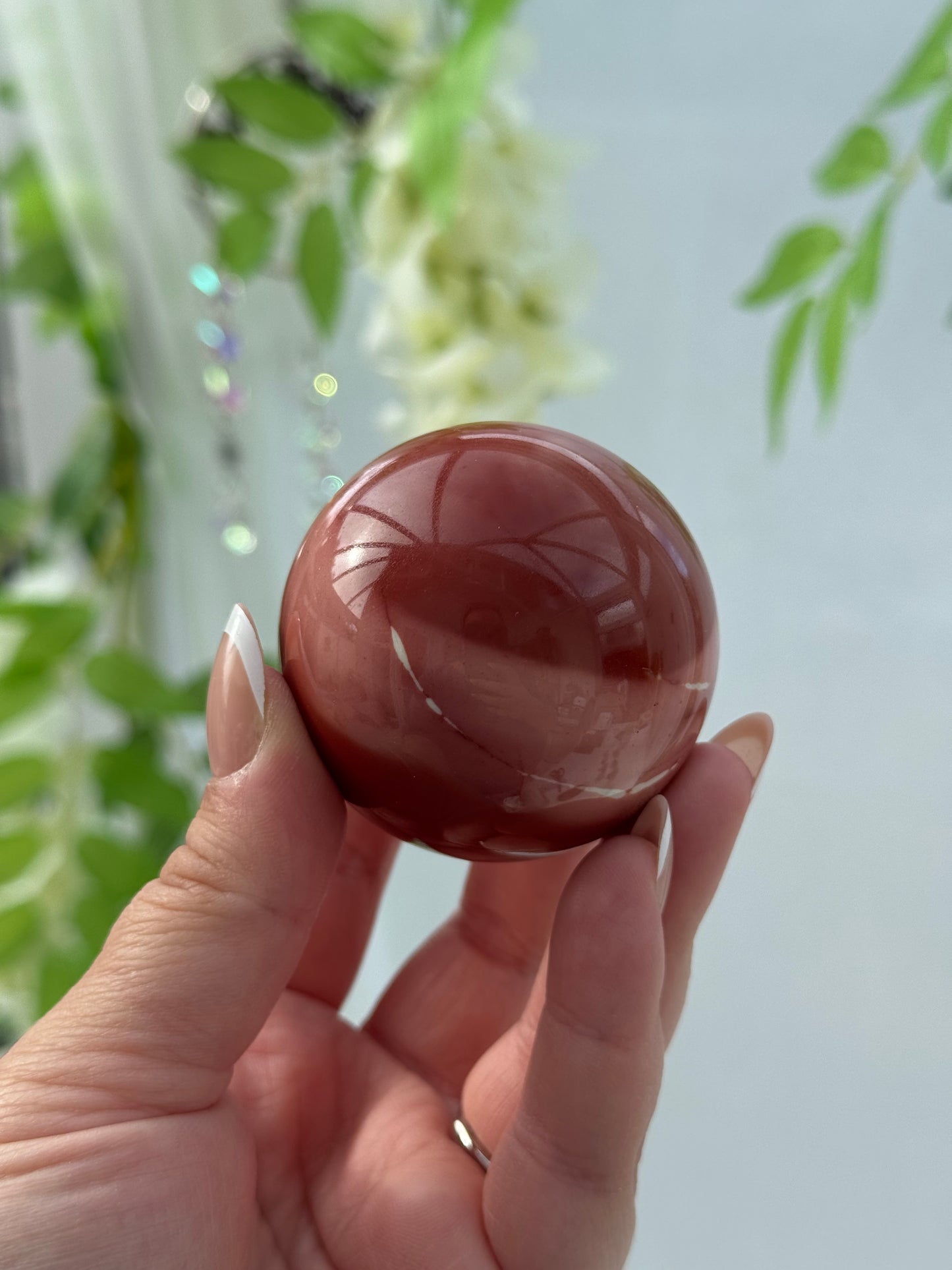 Burgundy Mookaite Sphere