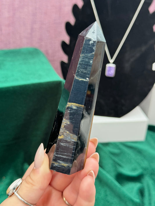 Blue Tigers Eye Towers