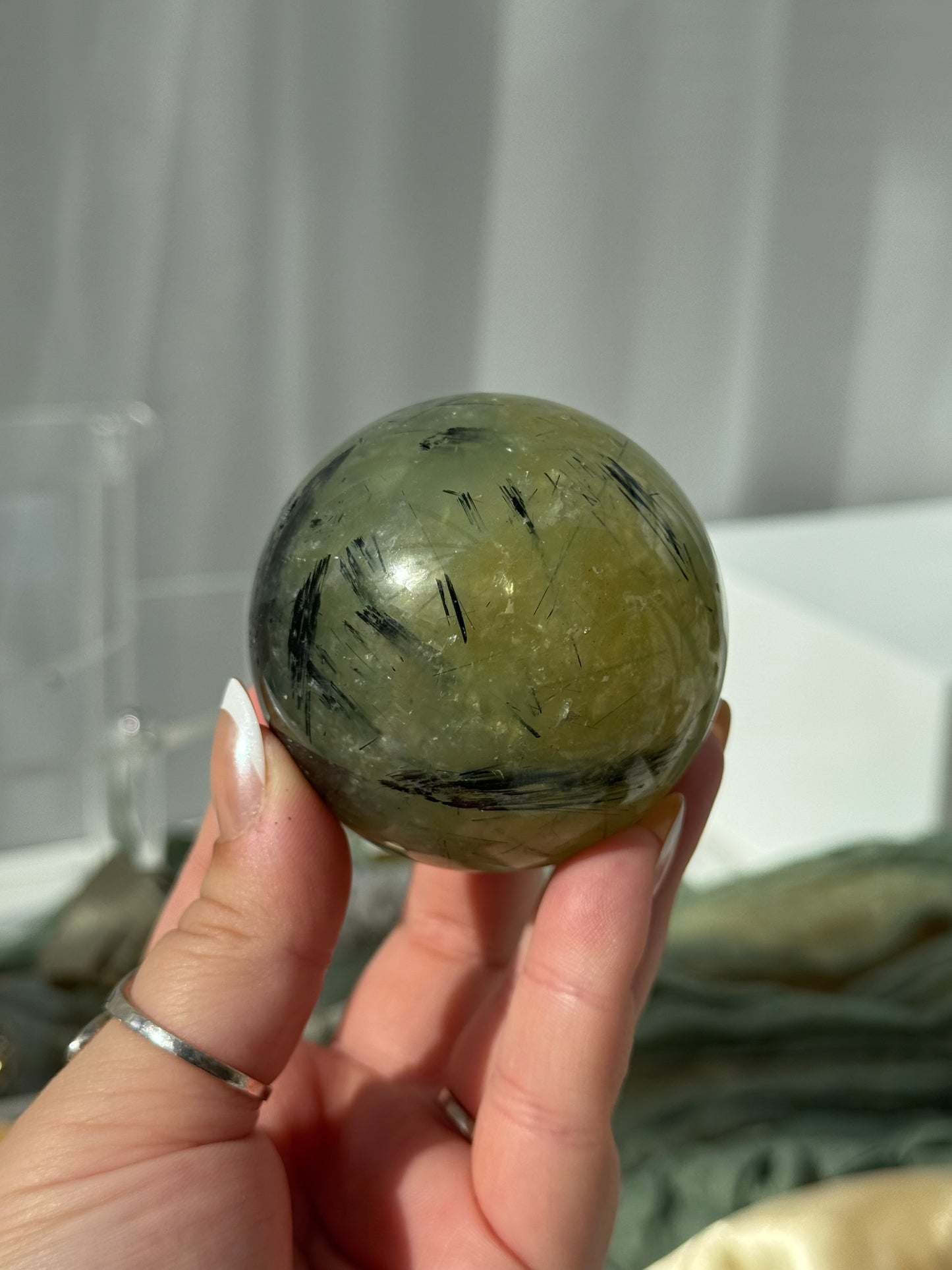 Prehnite Sphere