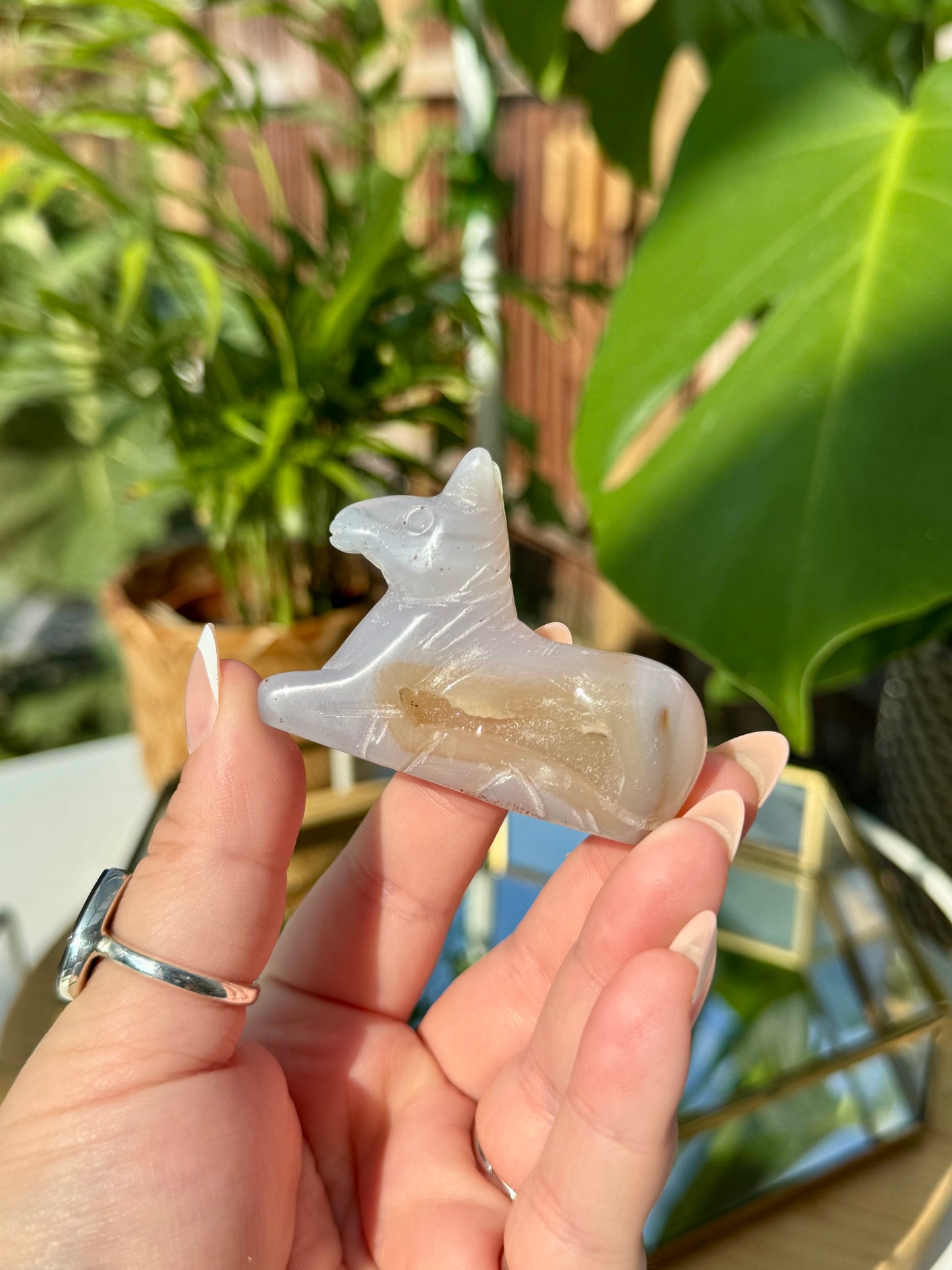 Druzy Agate Horse