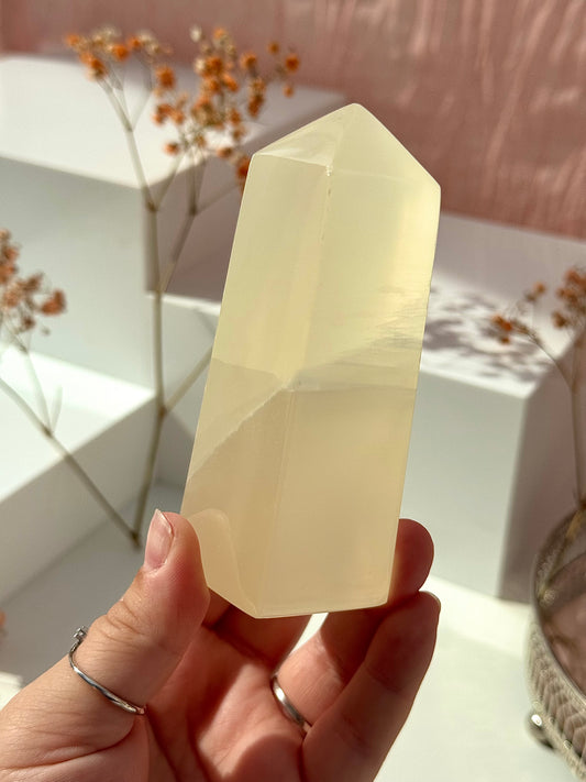 Silky Calcite Towers