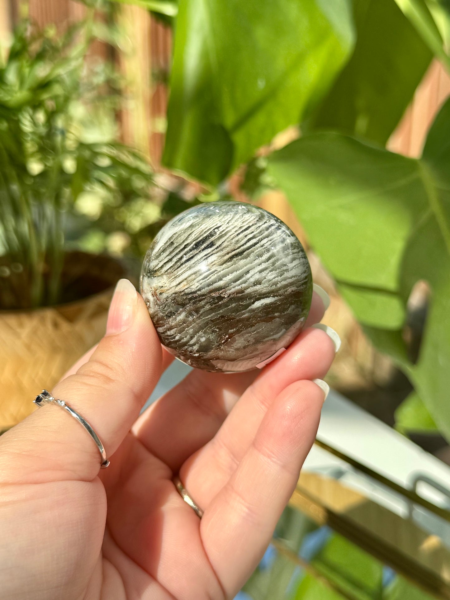 Thousand Layer Garden Quartz Spheres