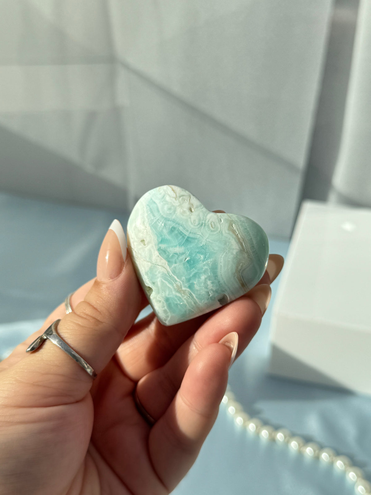 Caribbean Calcite Hearts