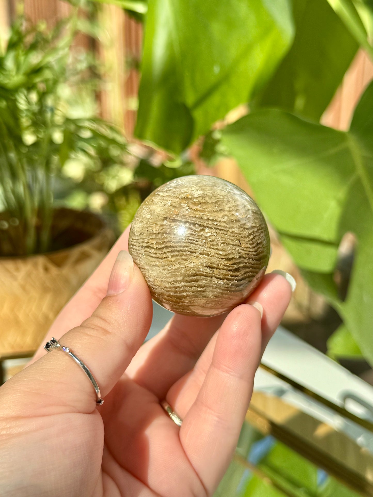 Thousand Layer Garden Quartz Spheres