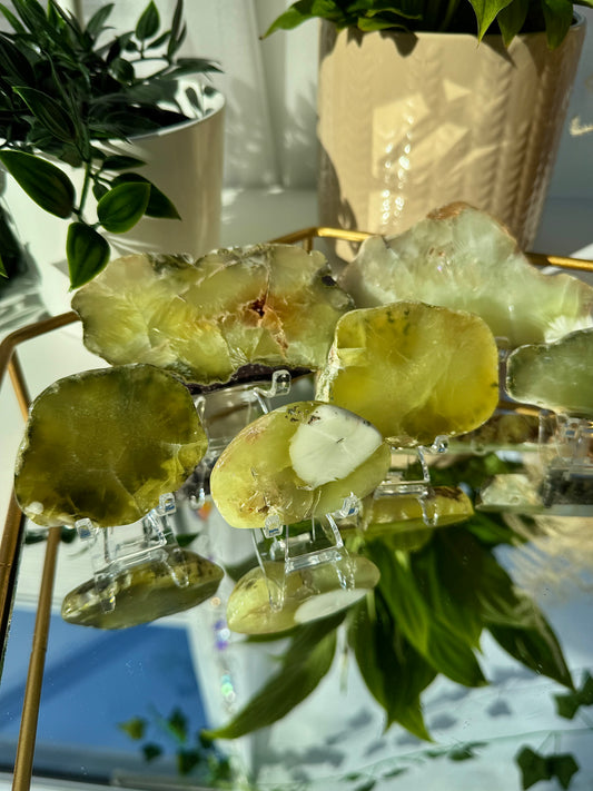 Golden Prehnite from Australia