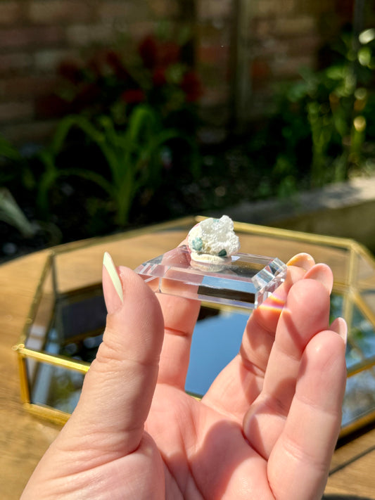 Blue Tourmaline on Matrix