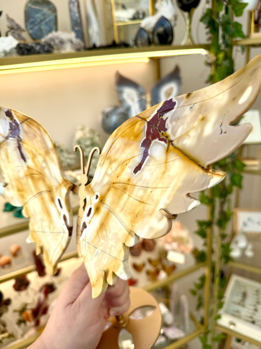 Statement Mookaite Wings