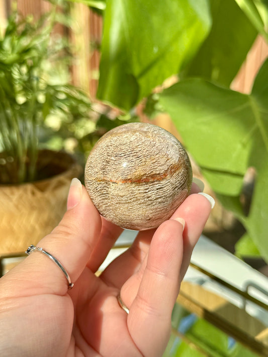 Thousand Layer Garden Quartz Spheres