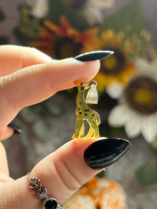 S925 Amber Pendants