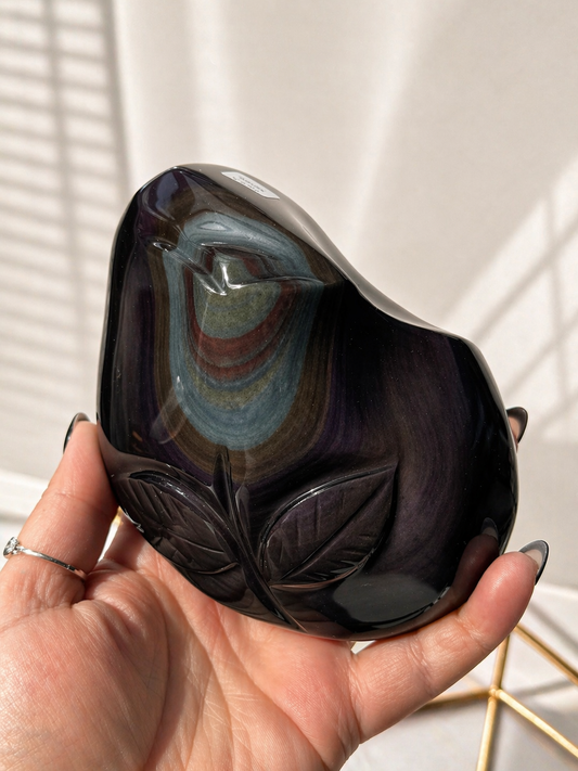 Rainbow Obsidian Tulip