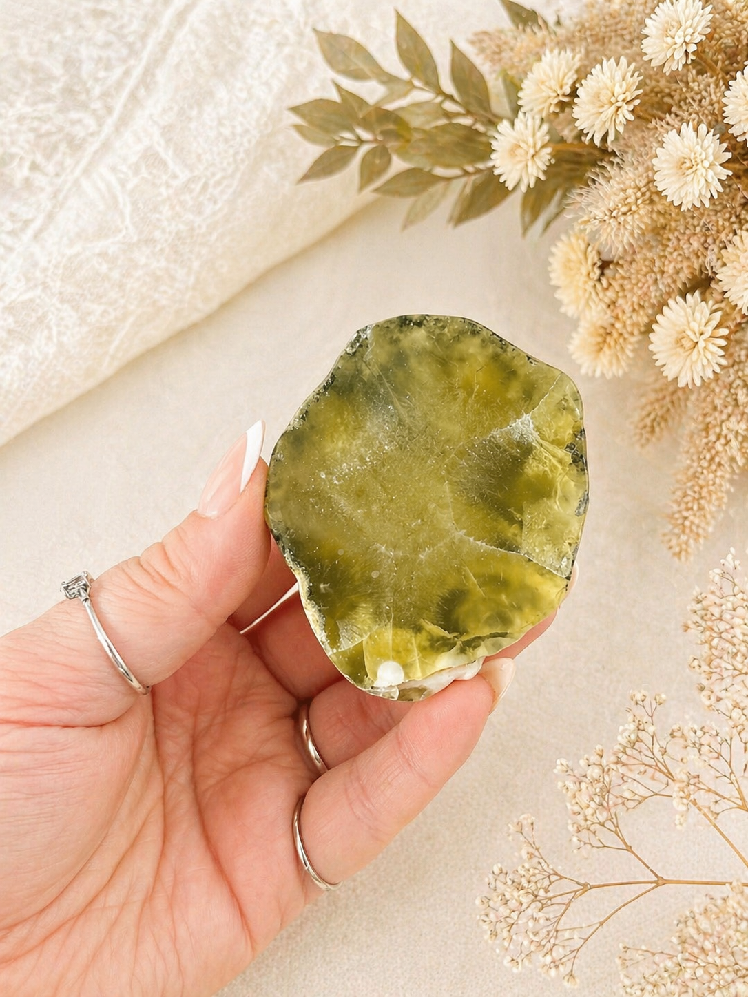 Australian Golden Prehnite