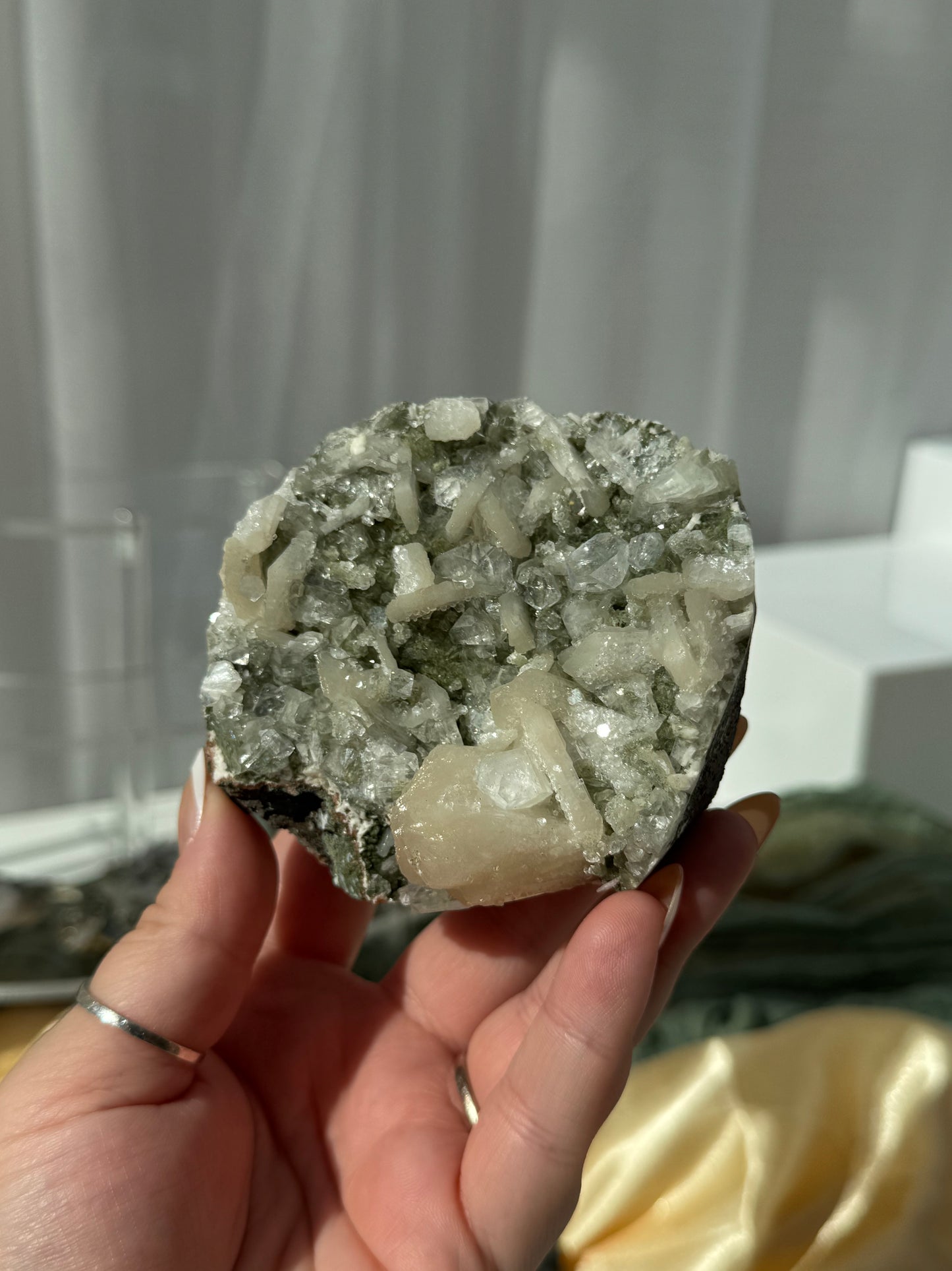 Pistachio Star Apophyllite