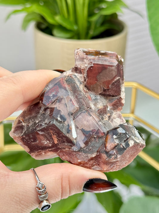 Red Calcite Specimen from Hunan, China