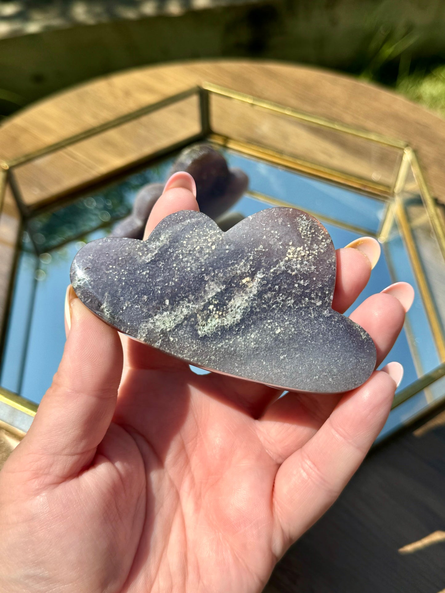 Grape Agate Clouds