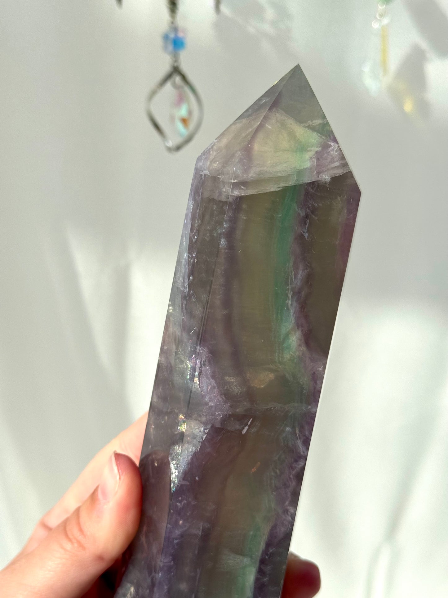 Statement Fluorite Tower with Mica