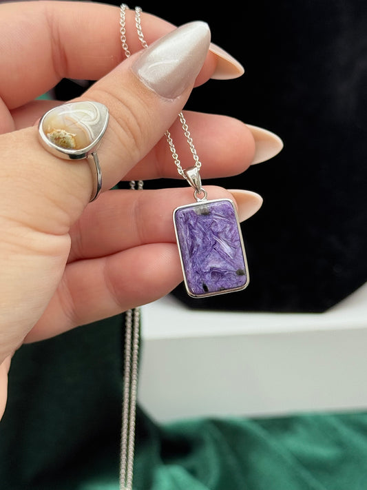Charoite Pendant