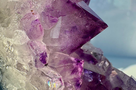 Amethyst Portal on a Custom Spinning Stand