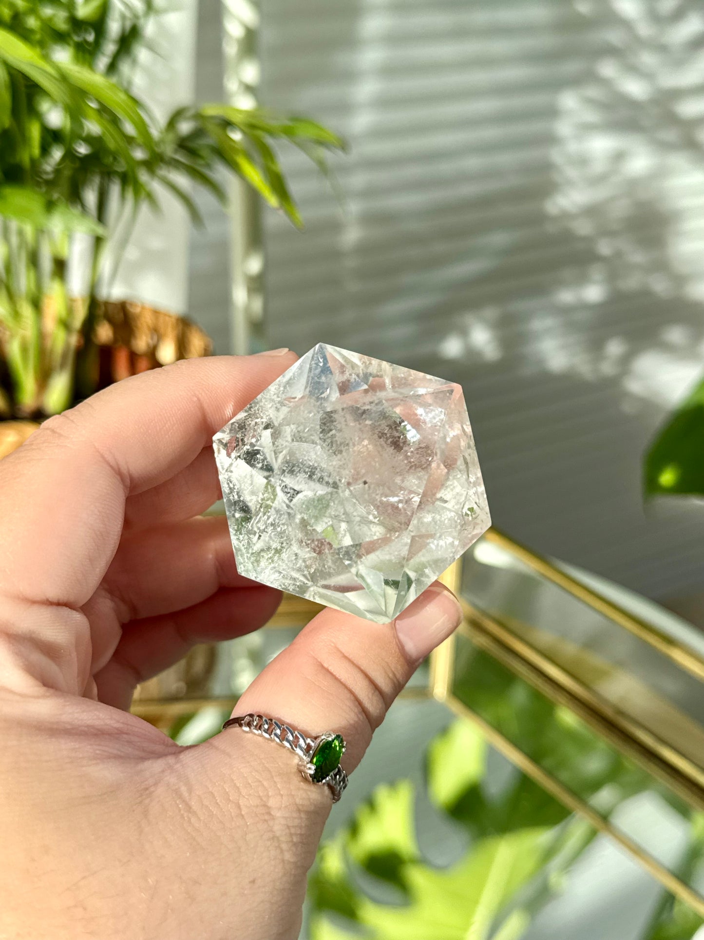Clear Quartz Diamonds from Brazil