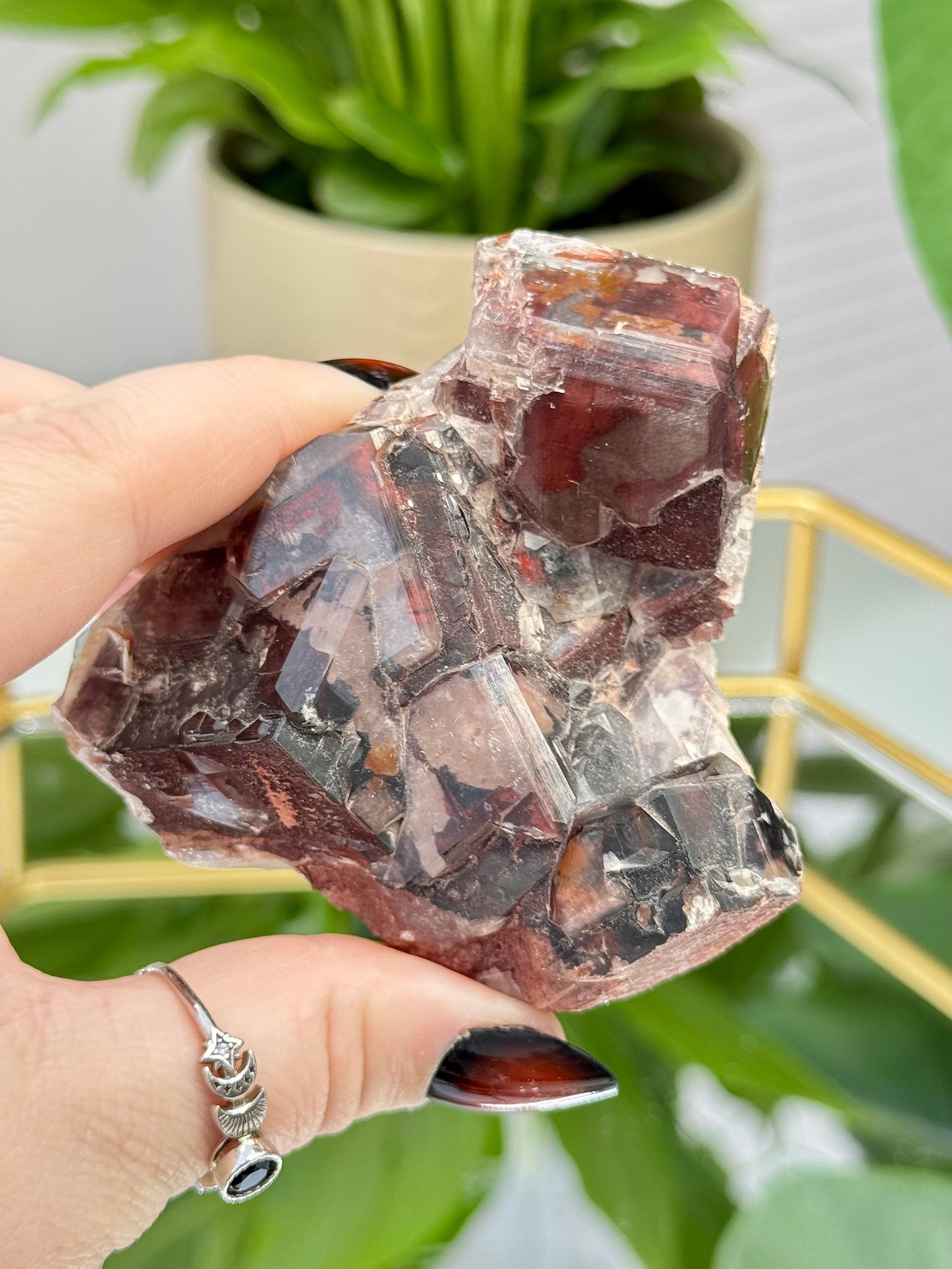Red Calcite Specimen from Hunan, China