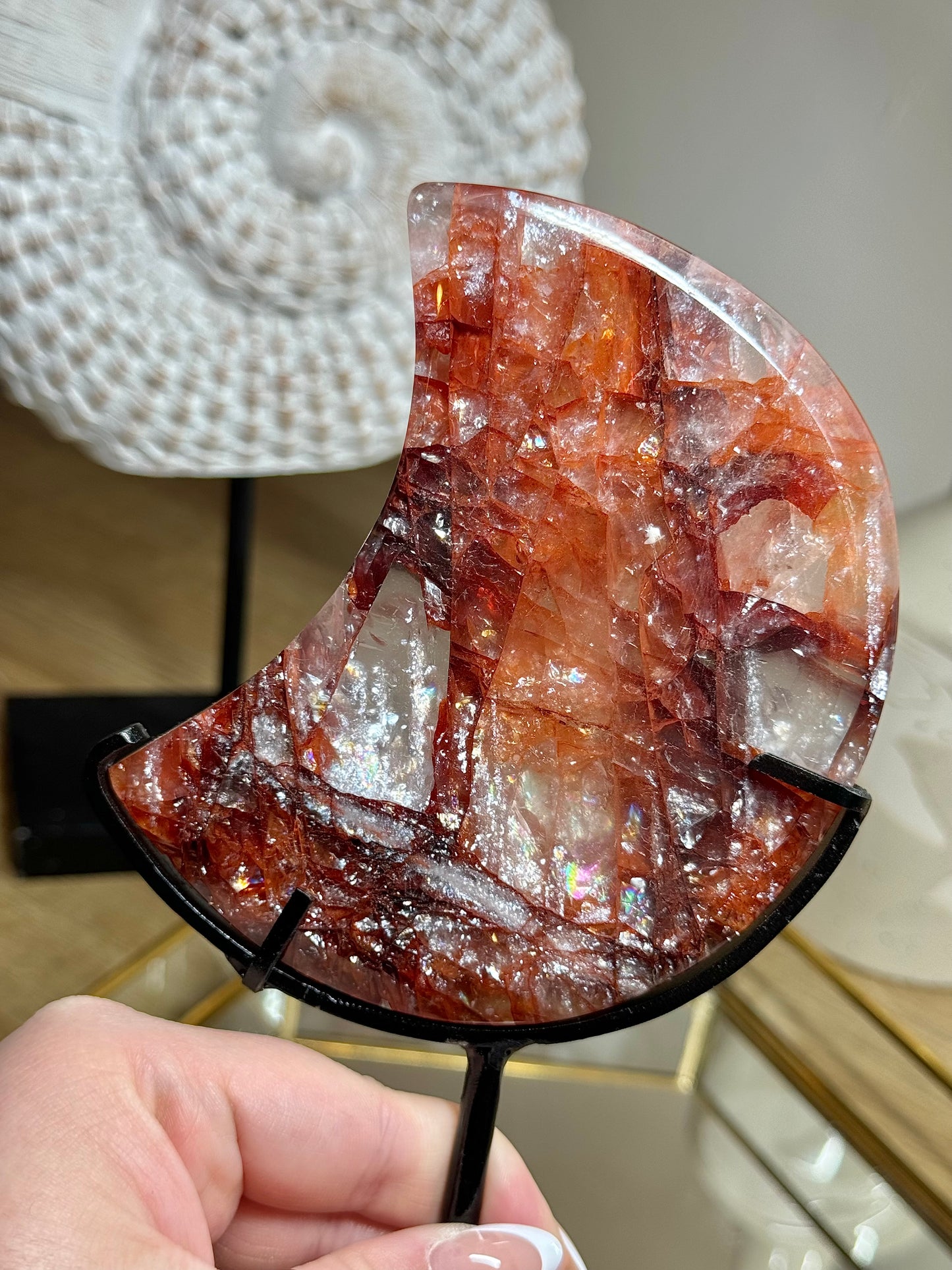 Statement Fire Quartz Moon