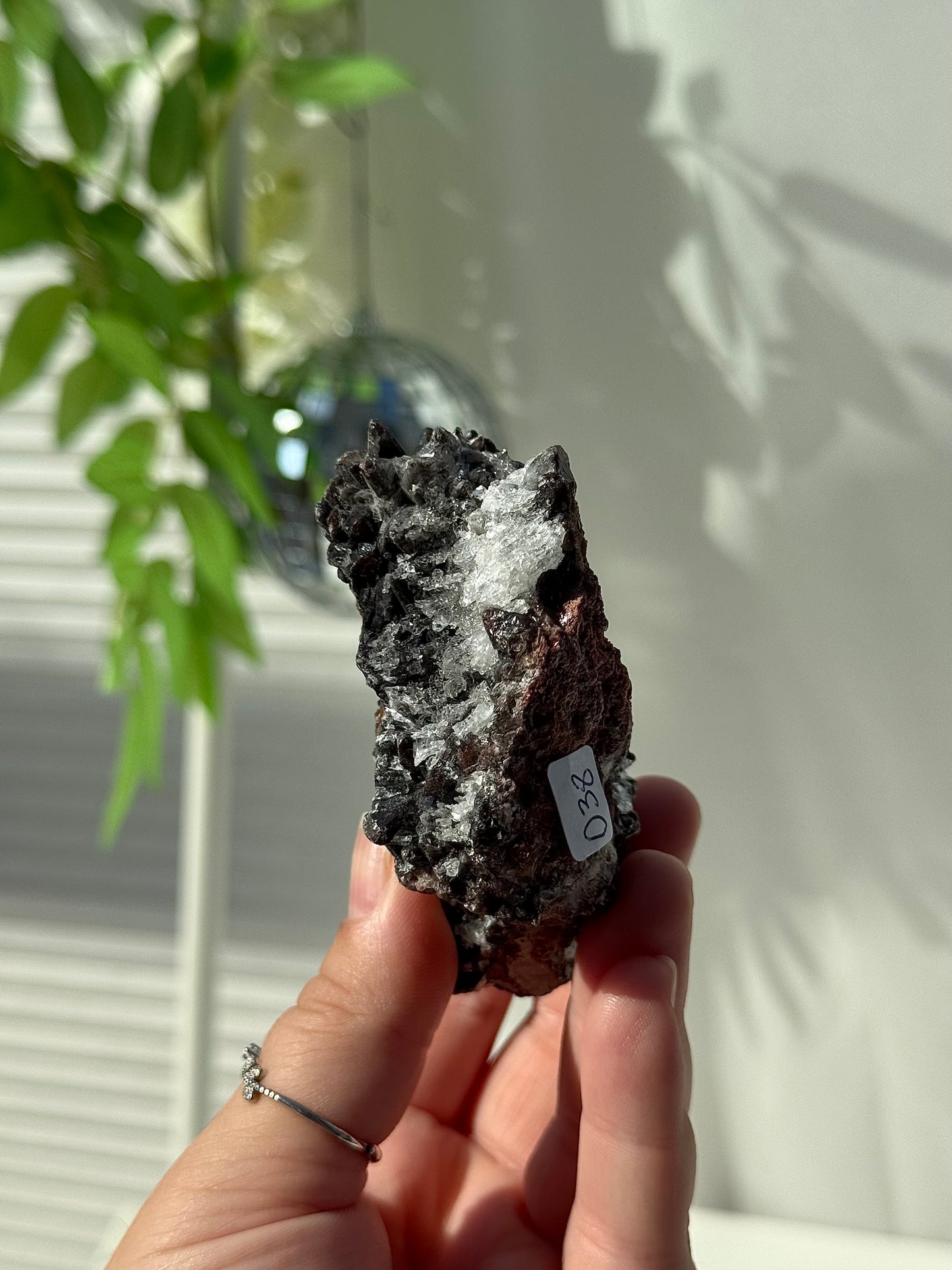 Dogtooth Calcite with Selenite