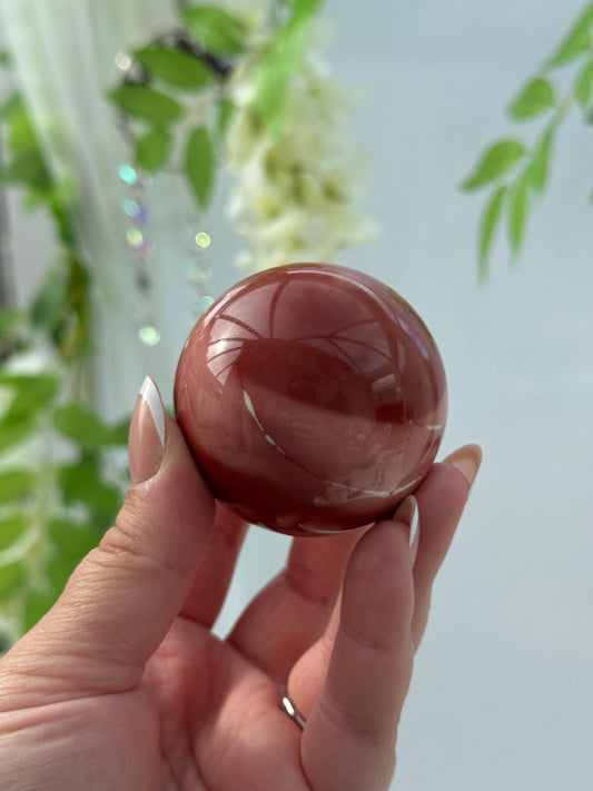 Burgundy Mookaite Sphere