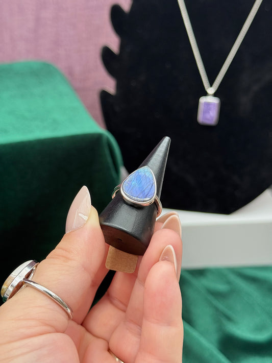 Labradorite Rings