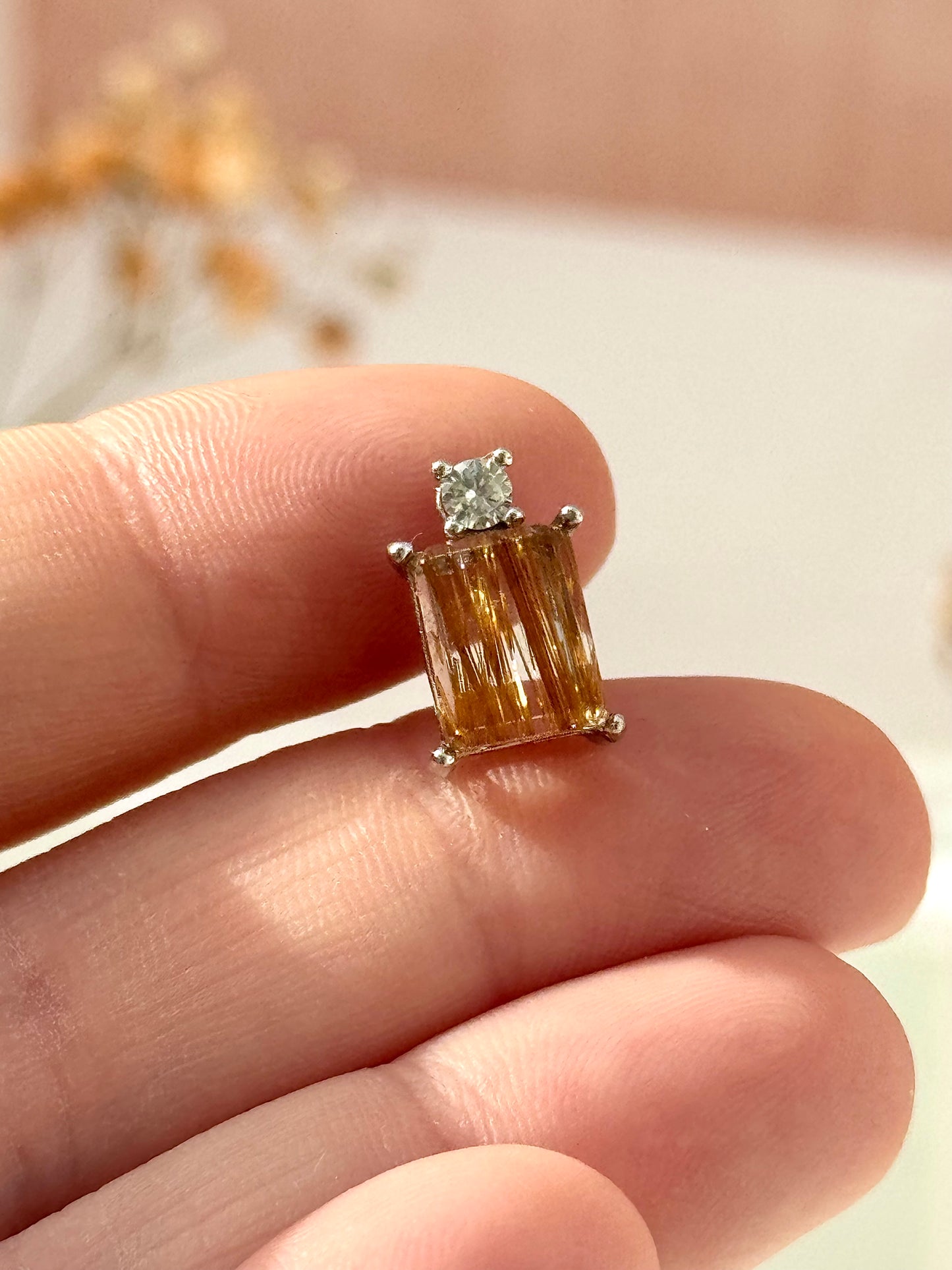 Golden Rutile Pendant