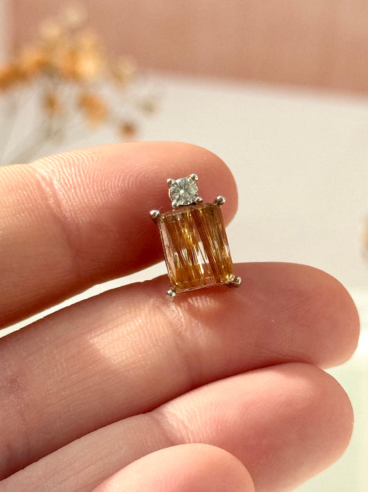 Golden Rutile Pendant