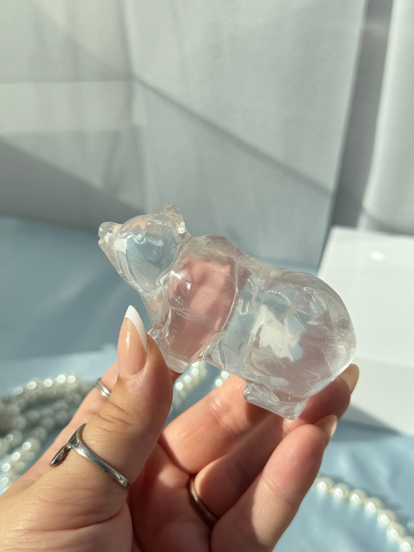Clear Quartz Animals