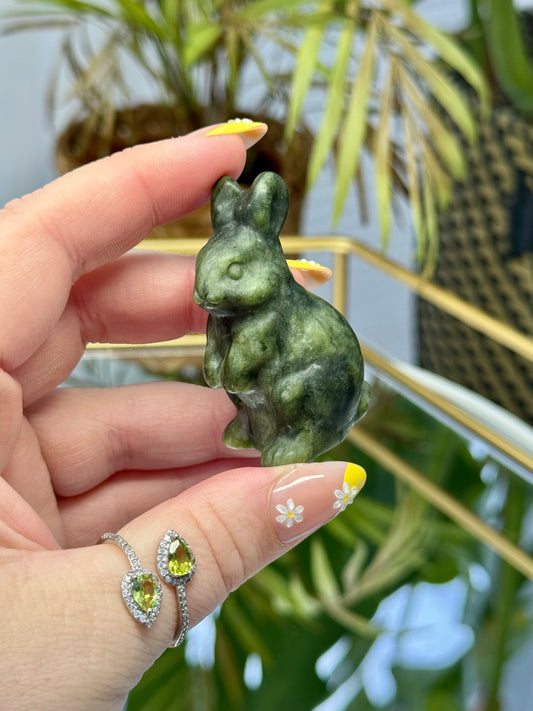 Green Jade Bunnies