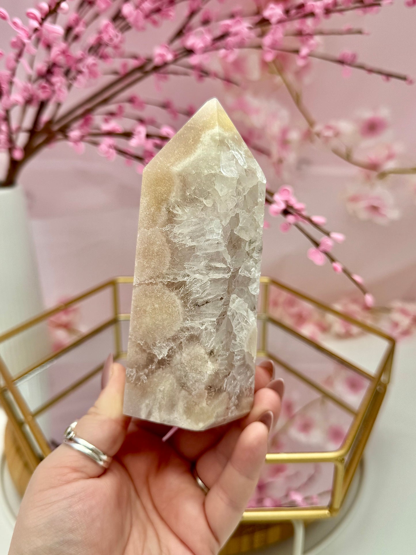 Pink Amethyst Towers from Brazil