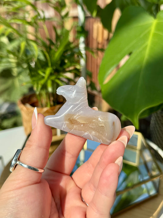 Druzy Agate Horse
