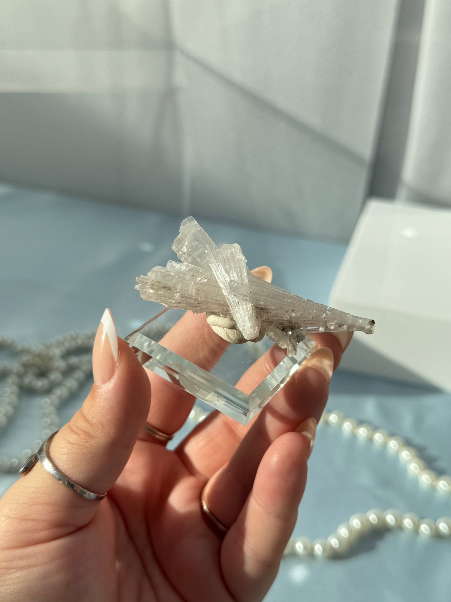 Iron-Kissed Scolecite Sprays