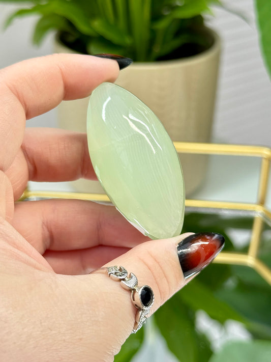 Green Fingerprint Calcite Shivas