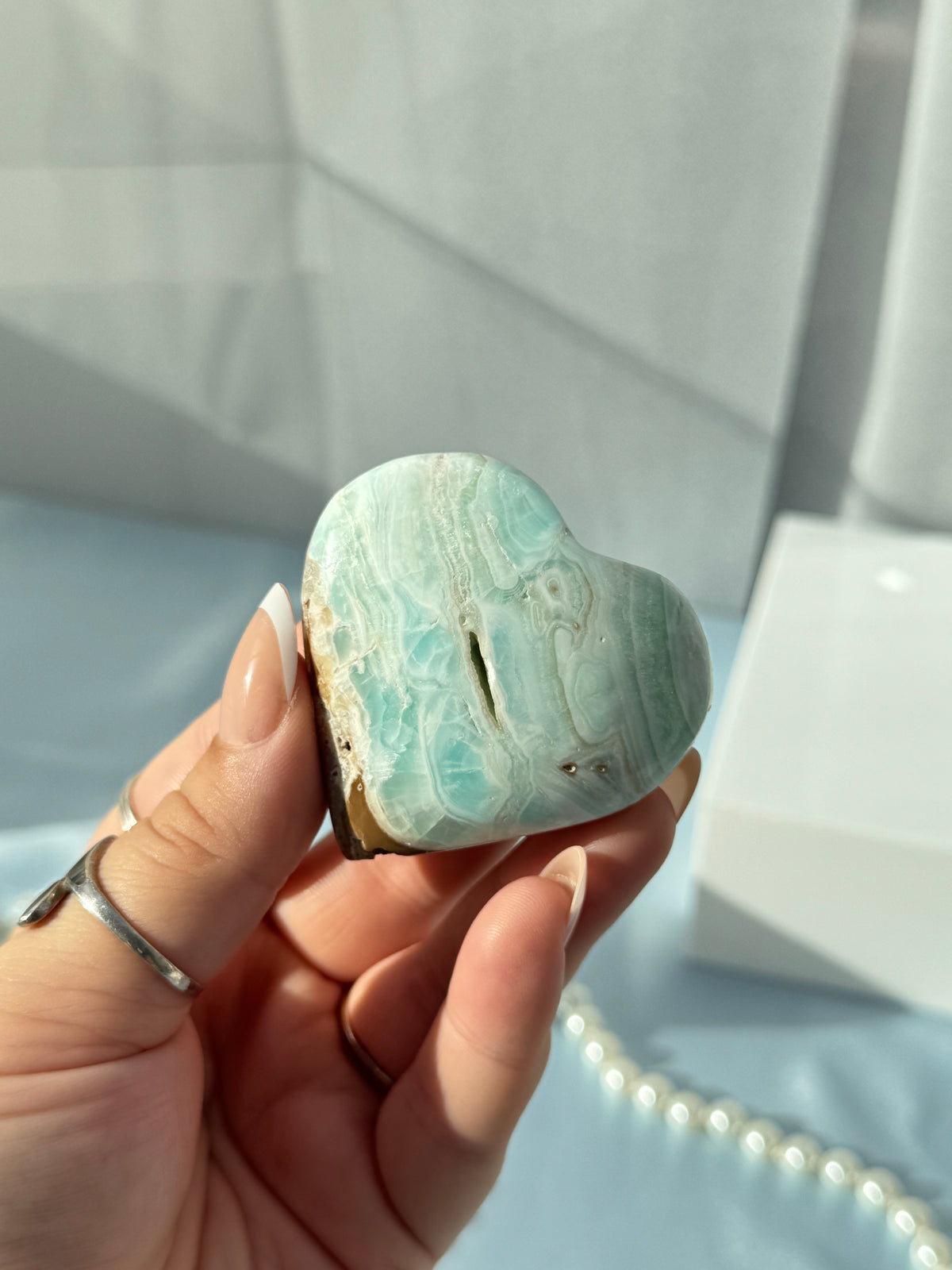 Caribbean Calcite Hearts