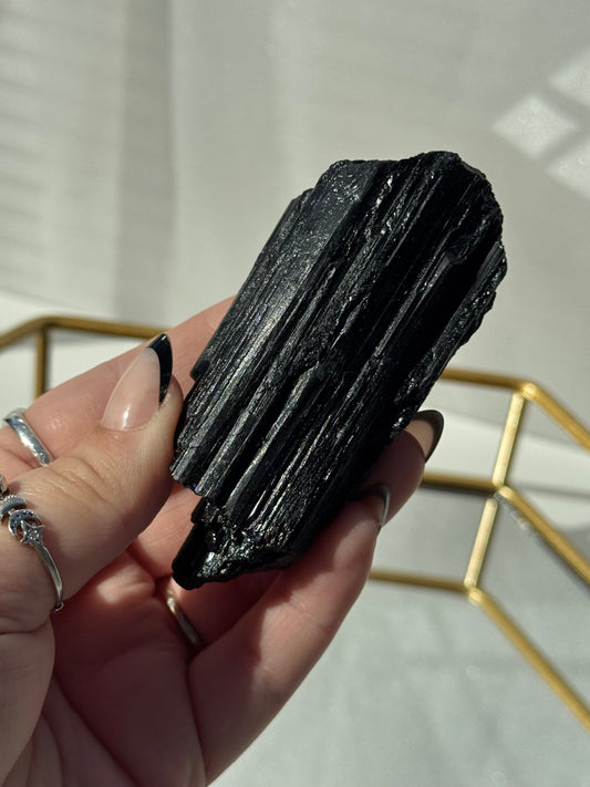 Raw Black Tourmaline Chunk