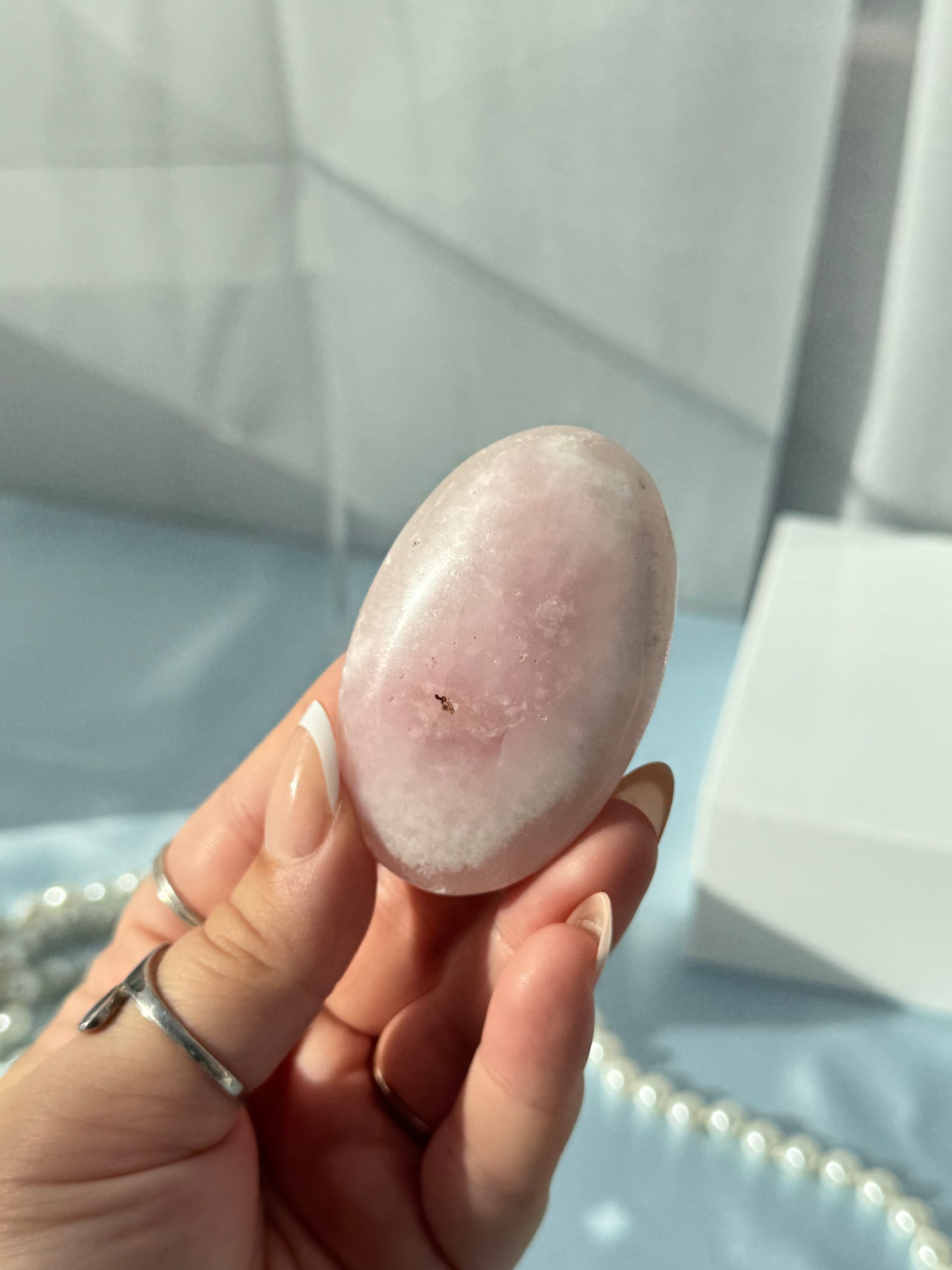 Pink Aragonite Palms