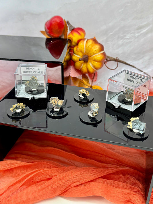 Rutile with Hematite from Brazil