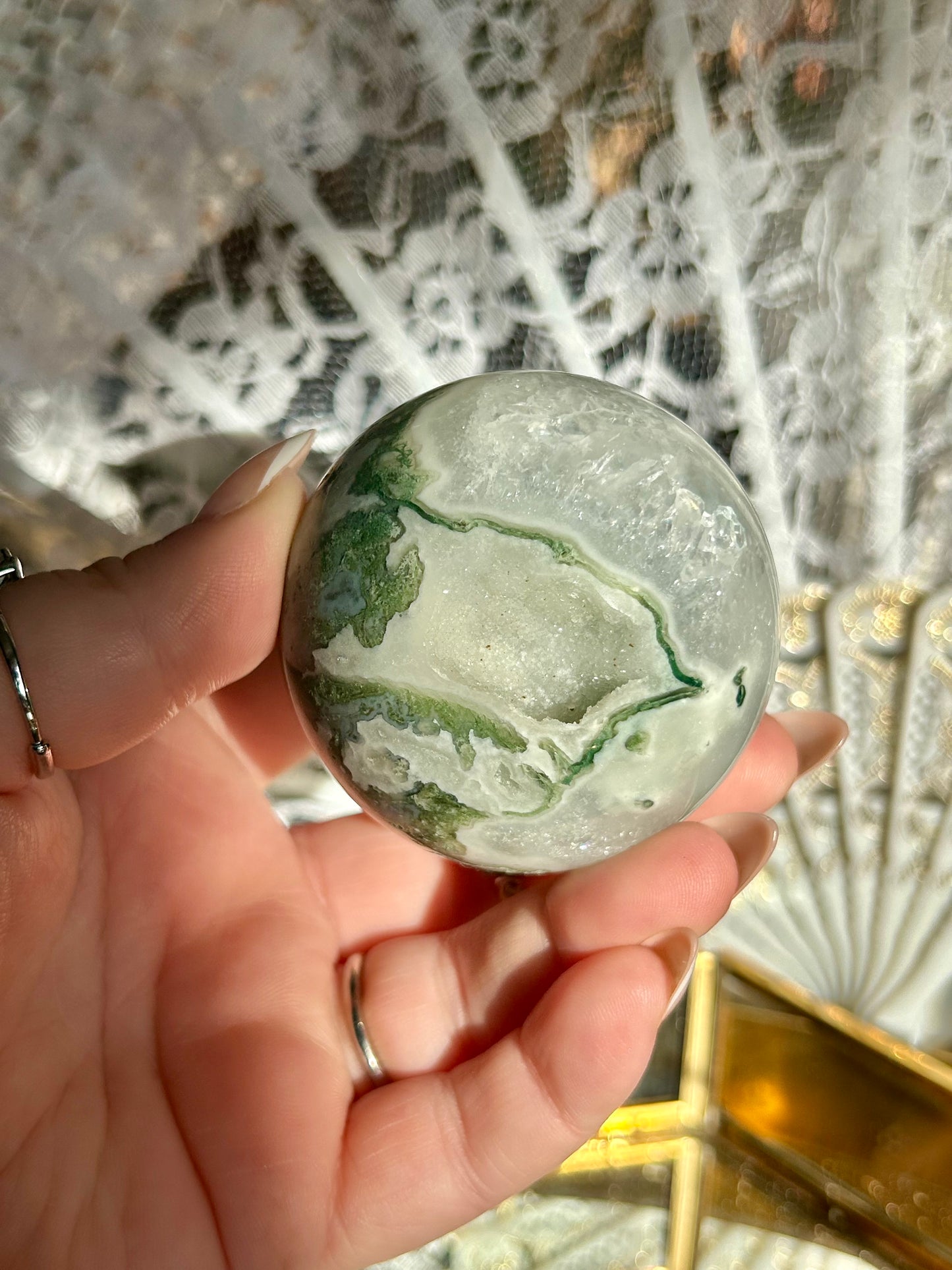 Moss Agate Sphere