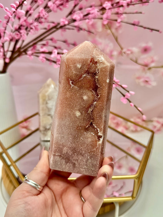 Pink Amethyst Towers from Brazil