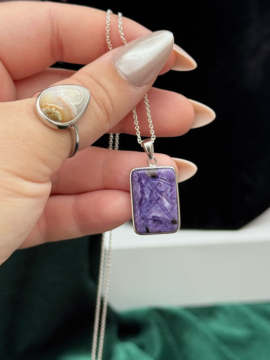 Charoite Pendant
