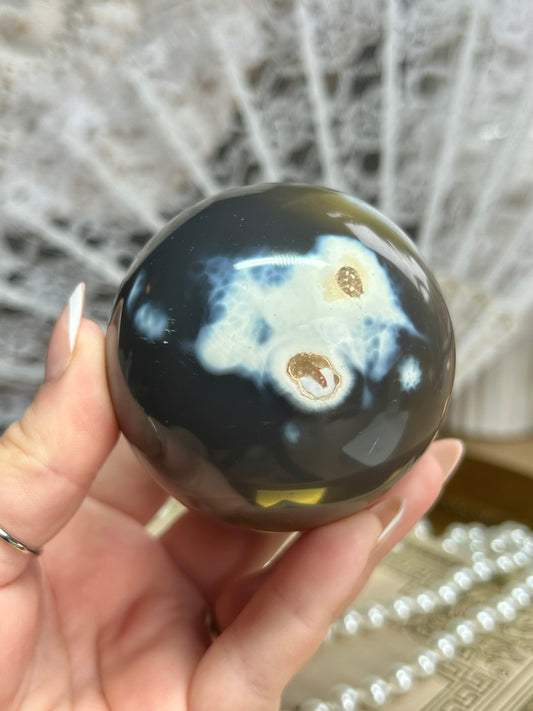 Orca Agate Spheres