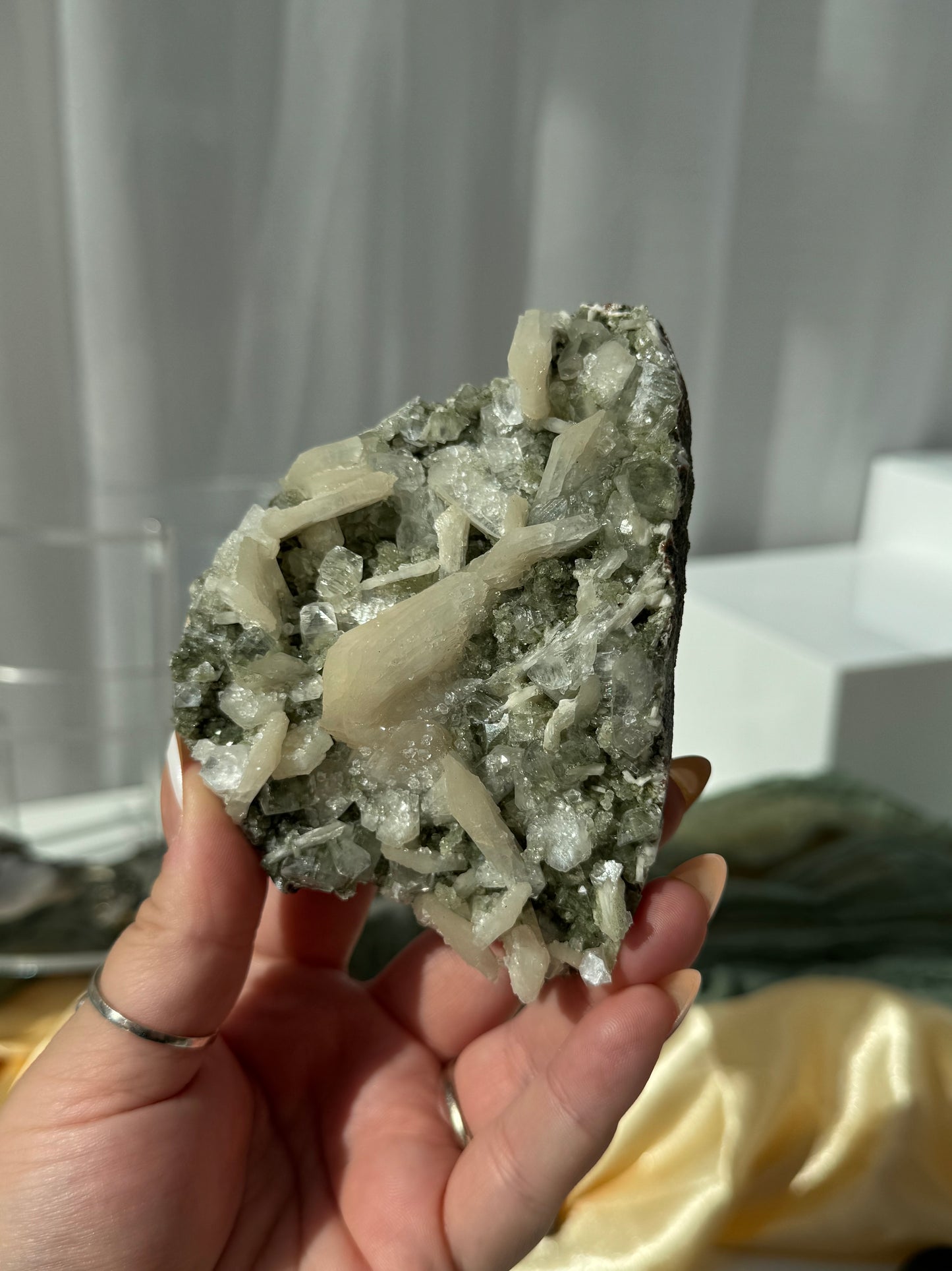 Pistachio Star Apophyllite