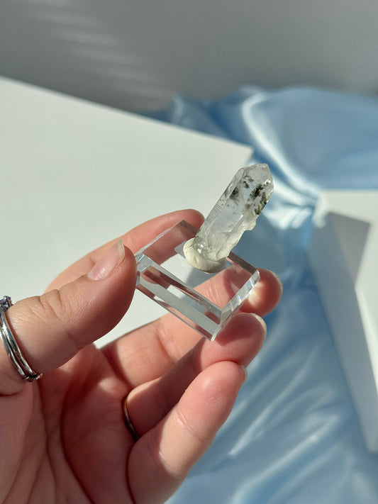 Epidot in Quartz
