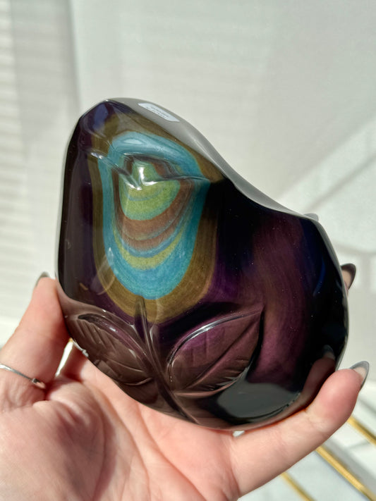 Rainbow Obsidian Tulip