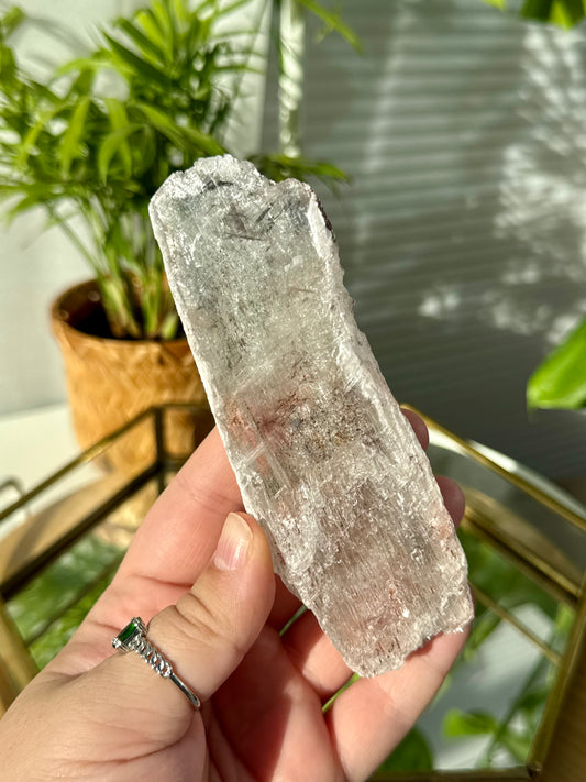 Red Phantom Selenite from Mexico