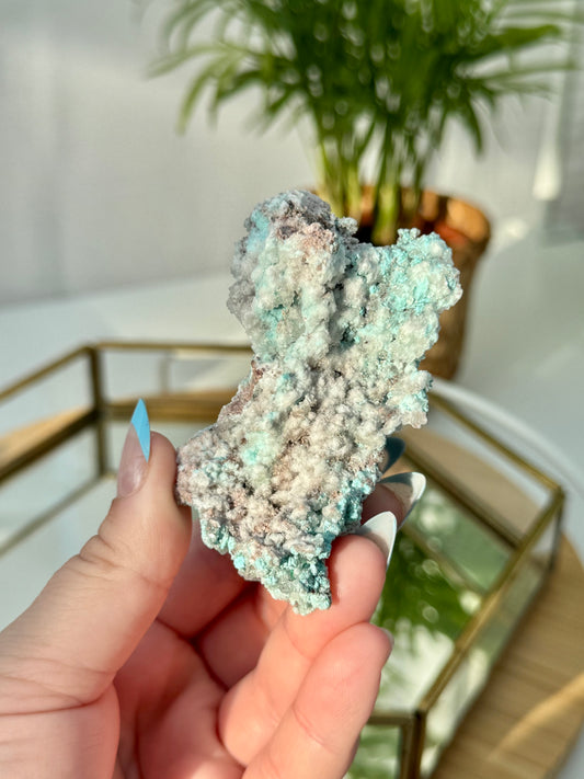 Copper Calcite from Mexico