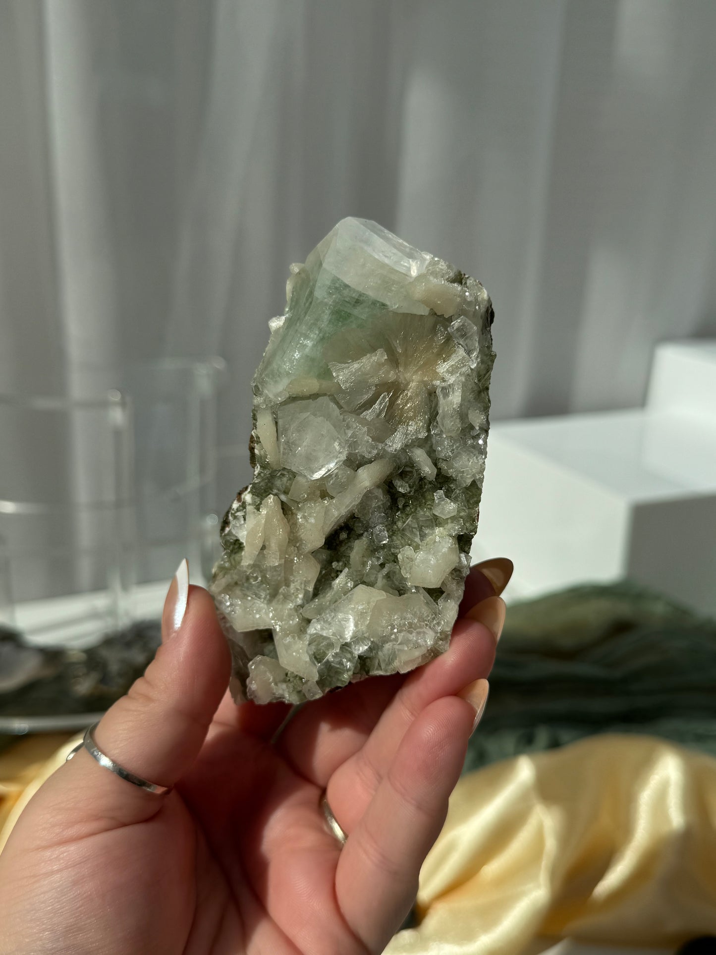 Pistachio Star Apophyllite